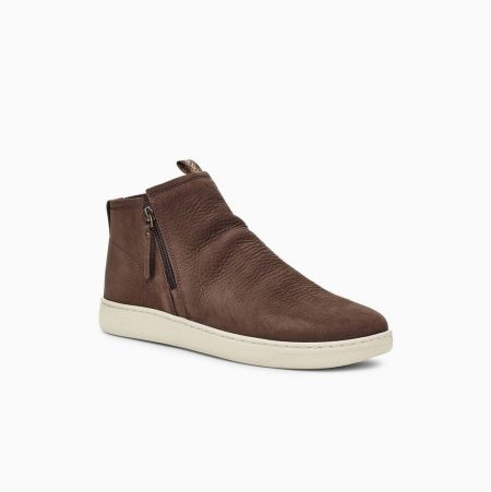 UGG Pismo Zip Brown Sneakers for Men (UOXQ74219)